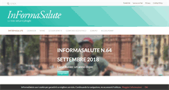 Desktop Screenshot of informasalute.net