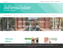 Tablet Screenshot of informasalute.net